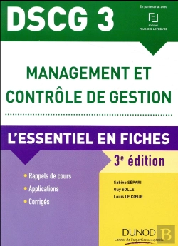 Bertrand.pt - Dscg 3 Management Et Contrôle De Gestion