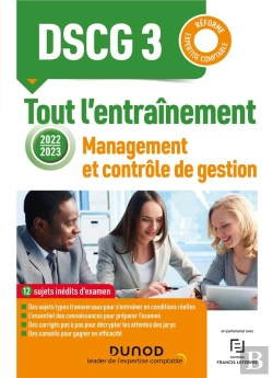 Bertrand.pt - Dscg 3 : Management Et Contrôle De Gestion ; Tout L'Entraînement (Édition 2021/2022)