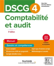 Dscg 4 : Comptabilité Et Audit ; Manuel (Édition 2023/2024)