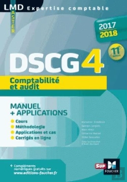 Bertrand.pt - Dscg 4 Comptabilite Et Audit Manuel Et Applications 11e Edition Millesime 2017-2018