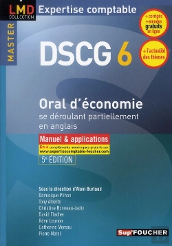 Bertrand.pt - Dscg 6 Oral D'Economie Se Deroulant Partiellement En Anglais 5e Edition