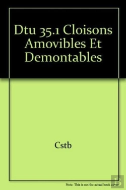 Bertrand.pt - Dtu 35.1 Cloisons Amovibles Et Demontables