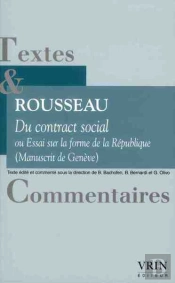 Du Contrat Social Ou Essai Sur La Forme De La République ; Manuscrit De Geneve