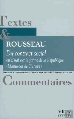 Bertrand.pt - Du Contrat Social Ou Essai Sur La Forme De La République ; Manuscrit De Geneve