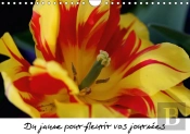 Du Jaune Pour Fleurir Vos Journees Calendrier Mural 2018 Din A4 Horizontal
