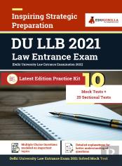 Du Llb 2021 10 Mock Test + Sectional Test For Complete Preparation