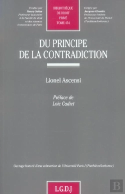 Bertrand.pt - Du Principe De La Contradiction