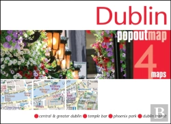 Bertrand.pt - Dublin Popout Map - Pocket Size, Pop Up Map Of Dublin City Centre