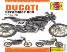 Ducati Scrambler 803 (15 - 20) Haynes Repair Manual