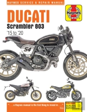 Ducati Scrambler 803 (15 - 20) Haynes Repair Manual