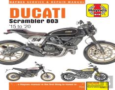 Ducati Scrambler 803 (15 - 20) Haynes Repair Manual
