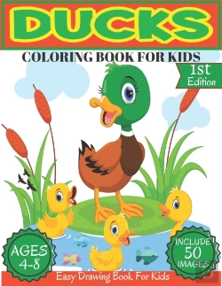Bertrand.pt - Ducks Coloring Book For Kids Ages 4-8