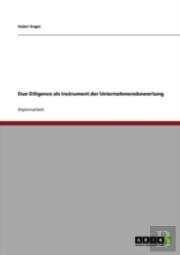 Due Diligence Als Instrument Der Unternehmensbewertung