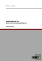 Due Diligence Bei Unternehmensakquisitionen