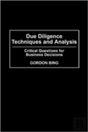Due Diligence Techniques And Analysis