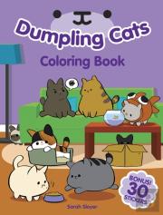 Dumpling Cats Coloring Book With Stickers