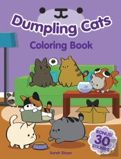 Dumpling Cats Coloring Book With Stickers