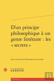 D'Un Principe Philosophique À Un Genre Littéraire : Les « Secrets »