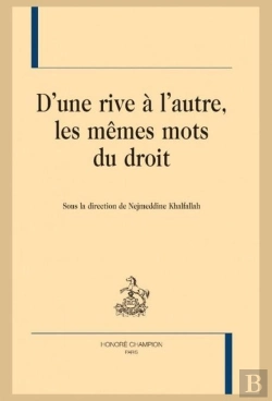 Bertrand.pt - D'Une Rive À L'Autre, Les Mêmes Mots Du Droit
