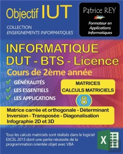 Bertrand.pt - Dut Informatique Matrices Et Calculs Matriciels Tome 8