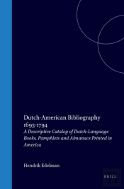 Dutch-American Bibliography, 1693-1794