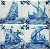 Dutch Ship Tiles