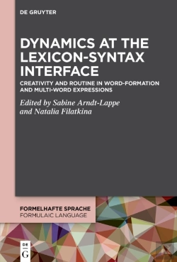 Bertrand.pt - Dynamics At The Lexicon-Syntax Interface