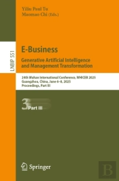 E-Business. Generative Artificial Intelligence And Management Transformation