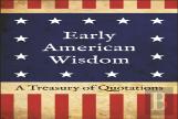 Early American Wisdom