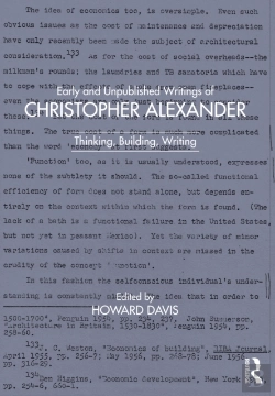Bertrand.pt - Early And Unpublished Writings Of Christopher Alexander