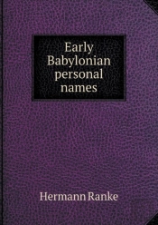Early Babylonian Personal Names