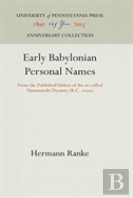 Early Babylonian Personal Names