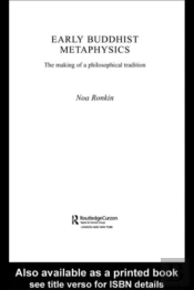 Early Buddhist Metaphysics