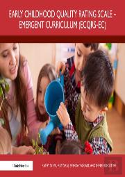 Early Childhood Quality Rating Scale Â€“ Emergent Curriculum (Ecqrsâ€“Ec)