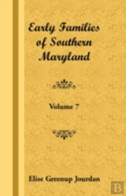 Bertrand.pt - Early Families Of Southern Maryland: Vol