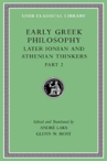 Early Greek Philosophy, Volume Vii