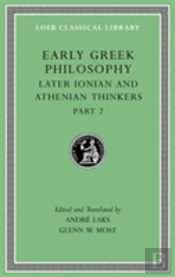 Early Greek Philosophy, Volume Vii