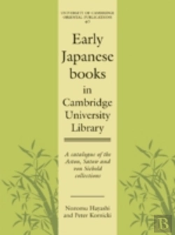 Bertrand.pt - Early Japanese Books In Cambridge University Library