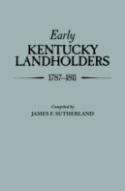 Early Kentucky Landholders