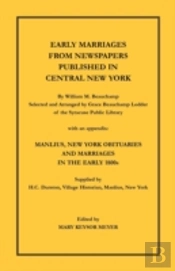 Early Marriages From Newspapers Publishe
