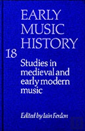 Early Music History: Volume 18