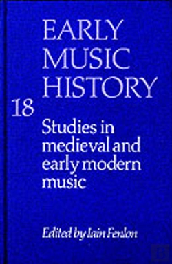 Bertrand.pt - Early Music History: Volume 18