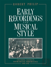 Early Recordings And Musical Style