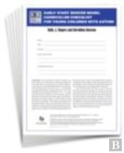 Bertrand.pt - Early Start Denver Model Curriculum Checklist For Young Children With Autism, First Edition, Set Of 15 Checklists, Each A 16-Page Two-Color Booklet