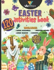 Easter Activities Book Includes Word Scramble, Missing Vowel, Word Search, Sudoku, Maze
