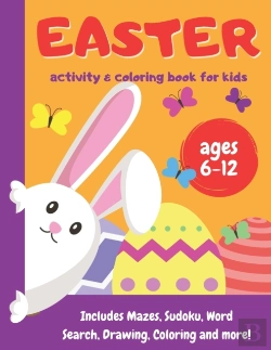 Bertrand.pt - Easter Activity And Coloring Book For Kids - Ages 6-12