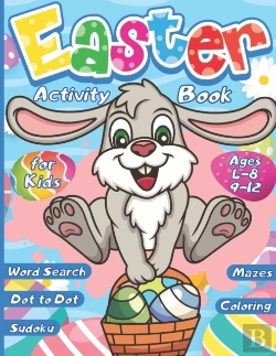 Bertrand.pt - Easter Activity Book For Kids Ages 4-8 9-12, Word Search - Sudoku - Dot To Dot - Mazes - Coloring