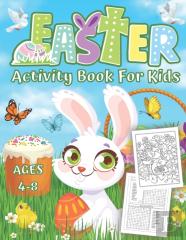 Easter Activity Book For Kids Ages 4-8