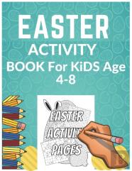 Easter Activity Book For Kids Ages 4-8