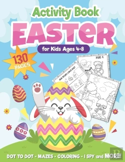 Bertrand.pt - Easter Activity Book For Kids Ages 4-8